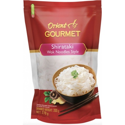 Shirataki s konjakem nudle Wok style Orient Gourmet 270 g