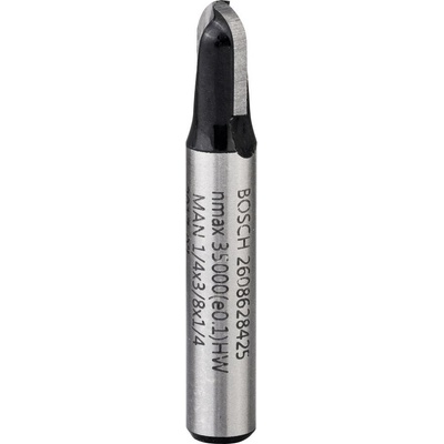 Bosch Accessories 2608628425 dlabacie fréza karbid wolframu polkruhový oblúk Dĺžka 40 mm Vonkajší Ø 9.5 mm Pracovná dĺžk
