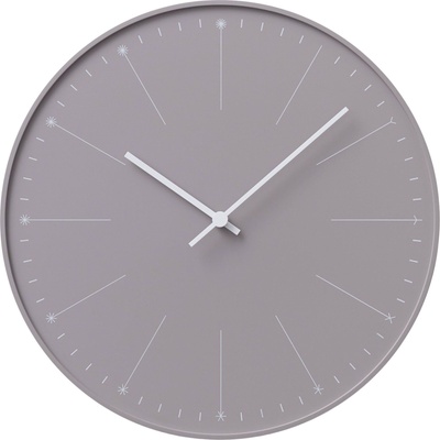 Lemnos Стенен часовник Dandelion сивкавокафяв (NL14-11 BG)