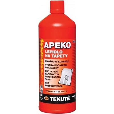 BARVY A LAKY HOSTIVAŘ Apeko V1306, tekuté lepidlo na tapety, 1 l – Zboží Mobilmania