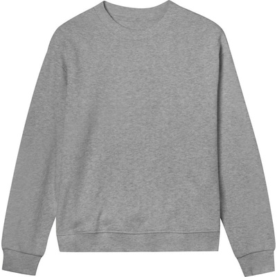 True Blanks Essentials Womens Regular Sweater COT73835107704 grey melang
