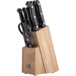 Richardson sheffield (Великобритания) Комплект ножове от 9 части Richardson Sheffield ARTISAN в дървен блок (RS 26600-BN-09)