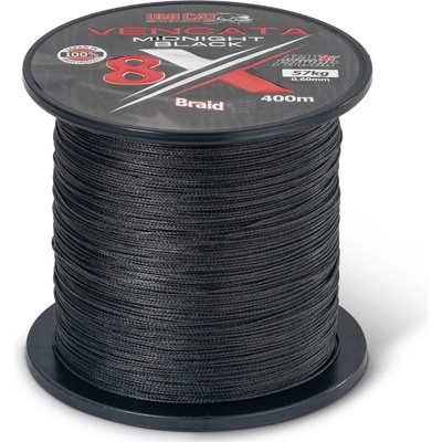 Uni Cat šňůra Vencata Midnight Black 8X 400m 0,37mm 34kg