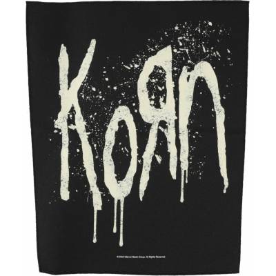 nášivka veľká KORN - SPLATTER LOGO - RAZAMATAZ - BP1243