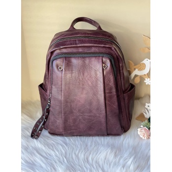 Image 1 of Дамска Бордо Раница - Модел 2726