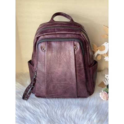Дамска Бордо Раница - Модел 2726