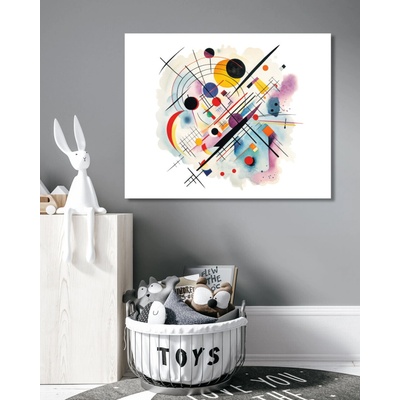 ZUTY Obrazy na stenu - Geometrické tvary 3 Rámovanie: bez rámu a bez vypnutia plátna, Rozmer: 40x50 cm