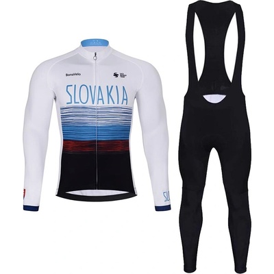 Bonavelo a nohavice SLOVAKIA WINTER biela/modrá