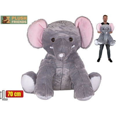 Mikro Trading Plush Friends Slon sediaci 70cm