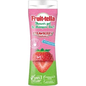 Fruittella 2v1 sprchový gél a šampón Jahoda 300 ml