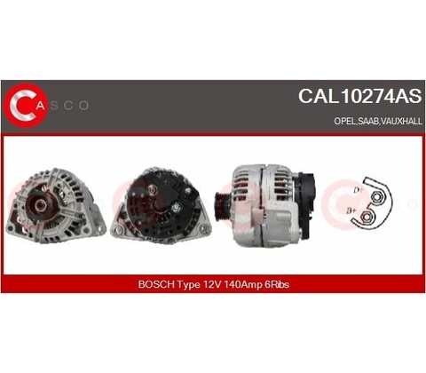 ALTERNATOR 12V 140A