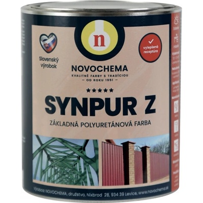 SYNPUR Z základná polyuretánová farba 0,95 kg 0110 sivá