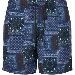 Urban Classics Бански гащета Urban classics Pattern swimming shorts - Blue (Navy Bandana)