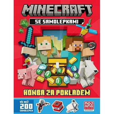 Minecraft Honba za pokladem - se samolepkami