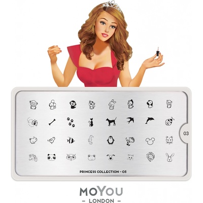 Image destička MoYou Princess 03