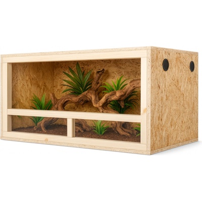 Invital OSB dřevěné terárium 100x50x50 cm – Zboží Dáma