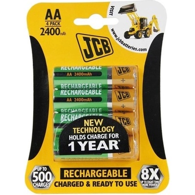 JCB AA 2400mAh 4ks JCB-HR62600RC-4B