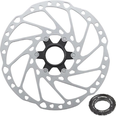 Shimano KOTÚČ BRZDOVÝ RT64 203MM CENTER LOCK (VONK. UŤAHOV.)
