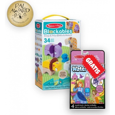 АКЦИЯ: Строителни блокове сафари Melissa & Doug Blockables + вълшебни водни приказки БЕЗПЛАТНО (AS_6074903_6074889)