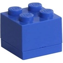 LEGO® Mini box 45x45x42 tmavo modrý