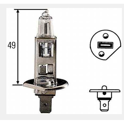 Hella 8GH002089-351 H1 P14.5S 12V 55W