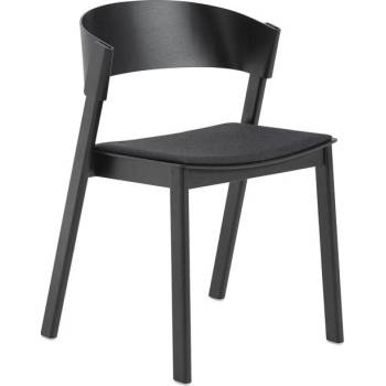 Muuto Cover Side Chair čierna / remix 183