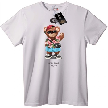NOONEBRAND Тениска Мечок 'Да Направим Бъркотия' - 2XL, Black
