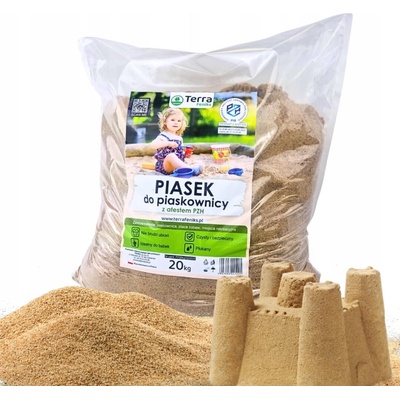Terra Písek na pískoviště 20 kg certifikovaný nešpinivý jemný