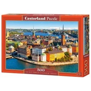Castorland Puzzle 500 Stockholm old town, Sweden CASTOR