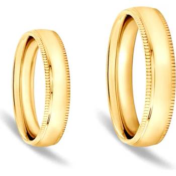 Image 1 of SAVICKI Сватбени халки: злато, полукръгъл профил. 4 мм