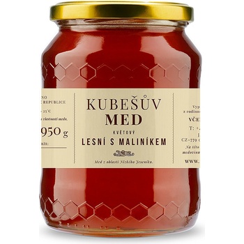 Kubešův Med květový lesní s maliníkem 750 g