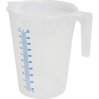 MATO Priehľadná polypropylénová odmerná nádobka 3330057, objem 5 l