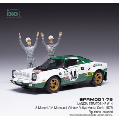 IXO Lancia Stratos HF Rallye Monte Carlo 1975 14 Munari Mannucci 1:43