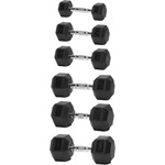 Orion Fitness Дъмбел гумиран HEX Pro - 2 до 50 кг [22.5 кг. ]