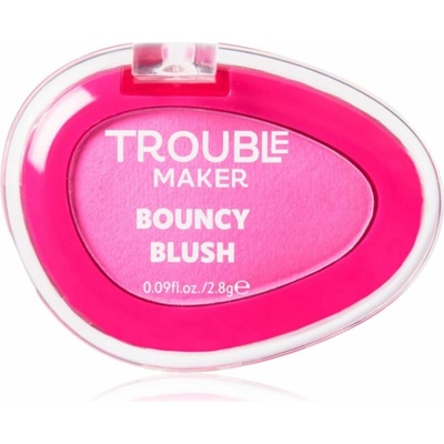 Trouble Maker Bouncy Blush púdrová lícenka Bounce Hot Pink 2,8 g