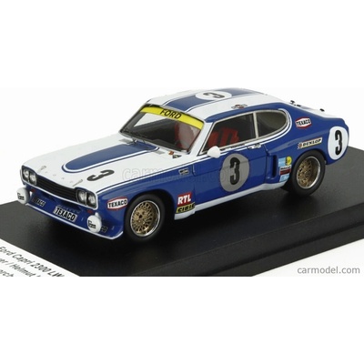 Trofeu Ford england Capri 2600 Lw N 3 Spa Francorchamps 1973 Hans Heyer Helmut Koinigg Modrá Bílá 1:43