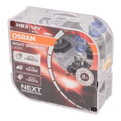 OSRAM Крушка OSRAM HB3, 12V, 60W, 1500lm, 2 броя