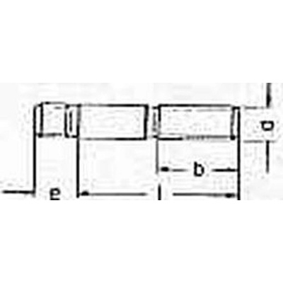 šroub M5x16 ZINEK 5.8 závrtný Al-hliník DIN 835