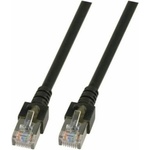  RJ45 Patch cable SF/UTP, Cat. 5e, PVC, CCA, black (K5456.1)