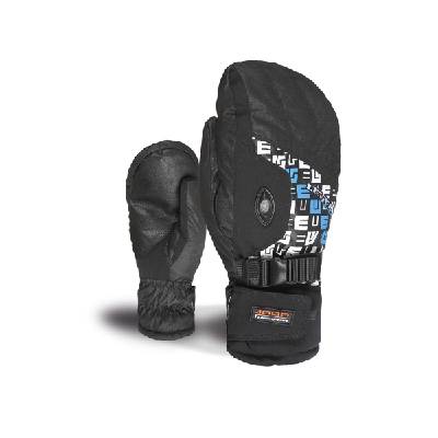 Rukavice Level ALPINE Mitt Black-White velikost 8,5