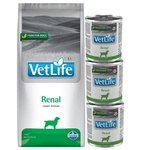 Farmina ФАРМИНА Vet Life Dog Renal 12кг + Farmina Vet Life Renal за кучета 3x300 г