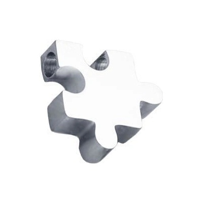 Šperky4U Drobný ocelový přívěšek puzzle PP 1014 ST