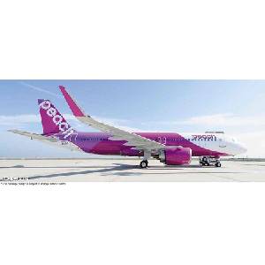 Hasegawa Пътнически самолет Airbus A320neo " Peach" 1/200 (610846)