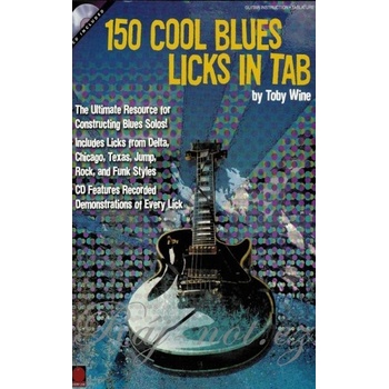 150 Cool Blues Licks in Tab gitara + tabulatúra