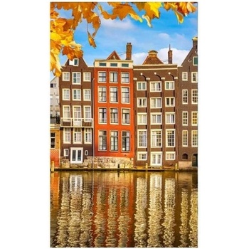 DIMEX ART s. r. o Флизелинов фототапет къщи в амстердам 150 x 250 см