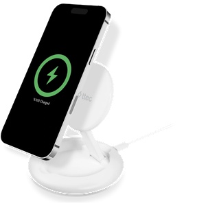 Ttec Безжично зарядно 220V ttec AirCharger Up M MagSafe - Бяло