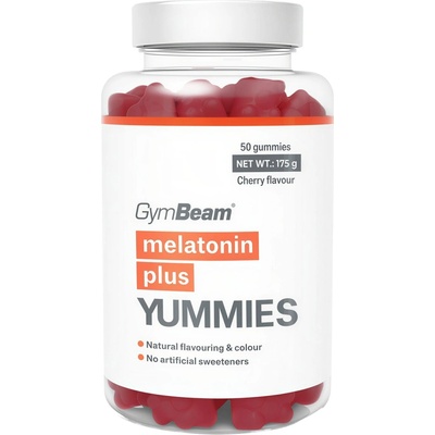 GymBeam Melatonin Plus Yummies 50 kapsúl čerešňa