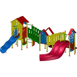 Playfactory КОМБИНИРАНО ДЕТСКО СЪОРЪЖЕНИЕ slide triple ps0031 (ps0031)