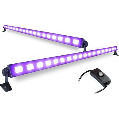 BeamZ BUV183 Set obsahující 2x LED UV BAR, 18x 3W