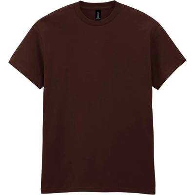 Gildan tričko Heavy cotton tmavě čokoládová